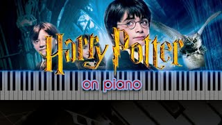 Harry Potters theme on piano [upl. by Htrap]