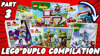 LEGO DUPLO Compilation Part 3 unboxing amp building [upl. by Ardisi127]