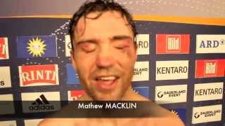 MATHEW MACKLIN POST FIGHT INTERVIEW  NOW IM LOOKING FOR AN ELIMINATOR WITH JORGE SEBASTIEN HEILAND [upl. by Donna100]