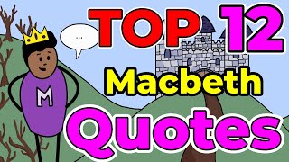 Top 12 MOST IMPORTANT Macbeth Quotes macbeth shakespeare gcseenglish gcserevision [upl. by Yehus]