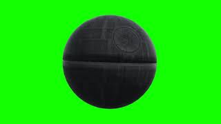 FREE HD Green Screen  DEATH STAR  STAR WARS [upl. by Barris]