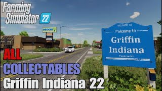 FS22 Griffin Indiana 22  Earn extra money  All 100 Collectables [upl. by Lemahs]