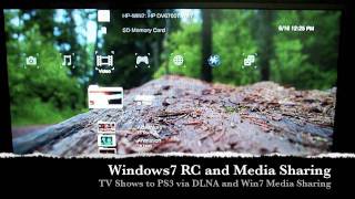 Playing Recorded TV Shows from Windows 7 on PS3 [upl. by Anaeli]