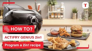 How to program your ActiFry Genius 2in1  Tefal [upl. by Uzial]