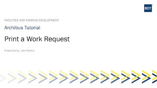 Craftsperson  Print a Work Request [upl. by Tabbi]