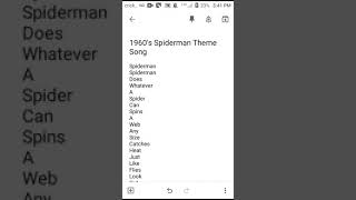 1960s Spiderman Theme Song Lyrics [upl. by Xed917]