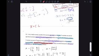 Sec 67 Leontiefs inputoutput Analysis [upl. by Dnomsaj]