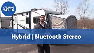 2017 Keystone Passport 171EXP  Hybrid  Travel Trailer  Driftwood  RV Review [upl. by Coplin]