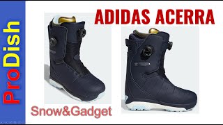 Adidas Acerra Review  Good snowboard boot from Adidas Very similar to Burton ION ENG [upl. by Tlok949]