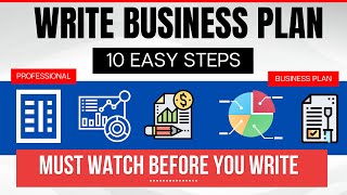 How to Write a Business Plan Step by Step in 2024 [upl. by Haleak]