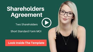 Shareholder Agreement between Two Shareholders Short Form [upl. by Arbmik191]