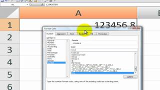 How to Format and Display Large Numbers in Excel [upl. by Jepson72]