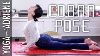 Cobra Pose  Yoga With Adriene [upl. by Remot]