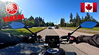 AFTERNOON ON THE ROAD  RELAXING RIDE ON YAMAHA MT07 [upl. by Fridell]