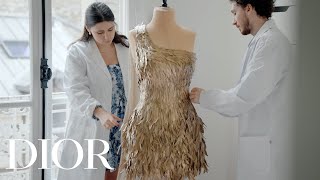 The SavoirFaire behind Aya Nakamuras Dior dress for the Olympic Games Paris 2024 Opening Ceremony [upl. by Duwe]