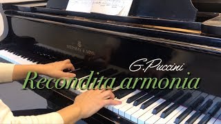 Recondita armonia Cavaradossi Piano accompaniment Opera karaoke [upl. by Andromache]