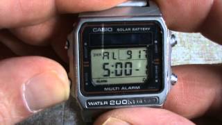 Casio DW2000 ca 1985 [upl. by Jecoa]