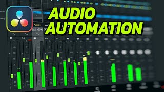 Fairlight Audio Automation in DaVinci Resolve 18 [upl. by Einnaej]