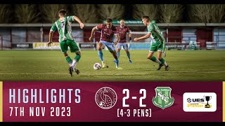 Taunton Town FC 2  2 Street 43 Penalties Highlights  UES Somerset Premier Cup [upl. by Rheinlander192]