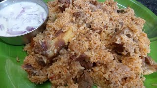 Madurai Special Mutton BiryaniMutton Biryani in Pressure cookerMutton Biryani in Tamil [upl. by Oster]