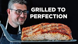 THIS is How I Get Perfectly Grilled Salmon Every Single Time [upl. by Tomasz528]