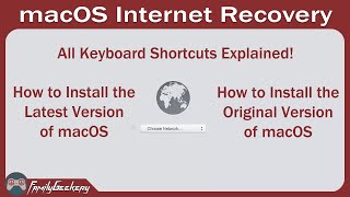 How to Use Internet Recovery to Reinstall macOS  All Options [upl. by Ruprecht]