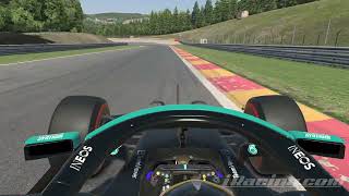 iRacing F1 W12 New Spa 141965 [upl. by Fahey785]