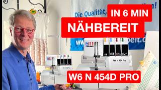 WERTARBEIT Overlock W6 N 454D Pro – Die AllinOne Overlock für Perfekte Nähprojekte [upl. by Alston]