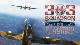 PlayNow 303 Squadron Battle of Britain Demo  PC Gameplay [upl. by Ingvar]