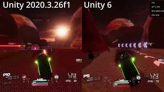 Phaseshift Unity Comparison 2020326f1 vs Unity 6 [upl. by Sontag]