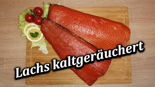 Lachsfilet kaltgeräuchert [upl. by Nayd]