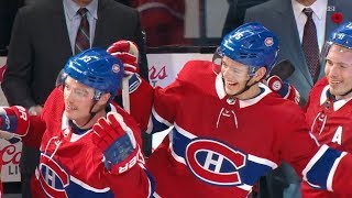 Canadiens score twice in two seconds to set NHL record [upl. by Zipah99]