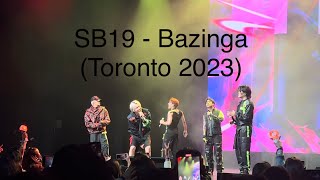 SB19  Bazinga Pagtatag Toronto Concert 11 August 2023 [upl. by Celin]