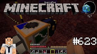 Lets Play Industrial Craft 2 623  Nether Quarry [upl. by Turnheim]