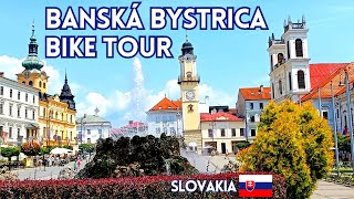 Banska Bystrica Slovakia BIKE TOUR 4K Rowerem po Bańskiej Bystrzycy Słowacja [upl. by Manuela]