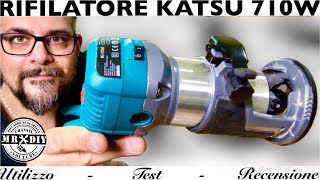 Fresatrice rifilatore KATSU Dopo un anno di utilizzo Recensione consigli accessori legno usare [upl. by Yseulte]