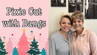 Get the Perfect Pixie Cut with Bangs Expert Tips for Women Over 50 [upl. by Mulvihill510]