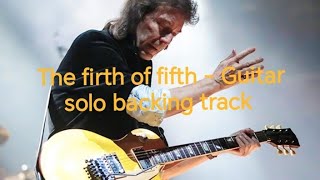 The Firth of Fifth  Guitar solo backing track [upl. by Roz768]