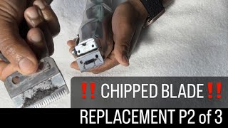 ❕HOW TO❕ P2 Clipper Blade Replacement on WAHL 1919 [upl. by Navad]