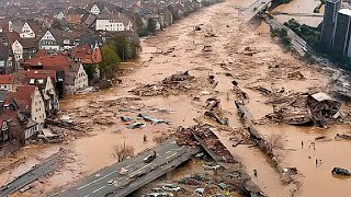 Currently in Murcia Spain An unprecedented flood paralyze Jumilla [upl. by Ahseenat]