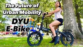 Best FOLDABLE ELECTRIC BIKE in 2024 Is the DYU A1F Worth the [upl. by Homans]