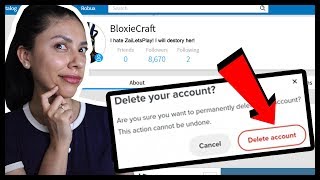 I DELETED MY HATERS ROBLOX ACCOUNT  ROBLOX [upl. by Katusha491]