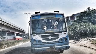 BMTC Buses Chasing Car On Mysore RoadBangaloreIndia [upl. by Aissak77]