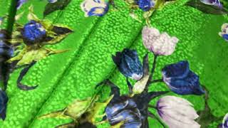 Italian Silk Devore fabric 2023 collection [upl. by Iborian]