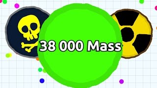 Agario  38000 MASS GAMEPLAY  Teaming with Magarro in Agario [upl. by Dill]