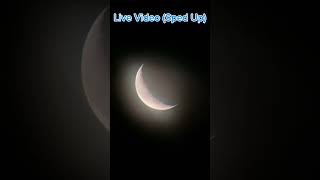 I Photographed the 24 Waning Crescent Moon 🌘🔭 space moon astronomy shorts [upl. by Acebber184]