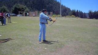 SHOOTING MONGOL BOW [upl. by Drapehs]