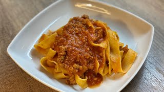 PAPPARDELLE AL RAGU DAGNELLO [upl. by Ainat]