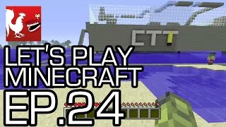 Lets Play Minecraft  Episode 24  Capture the Tower  Rooster Teeth [upl. by Hairem]