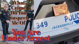 Detained Twice Then Arrested For Refusing To ID Tyrants On Parade Jacksonville NC [upl. by Anirtik]